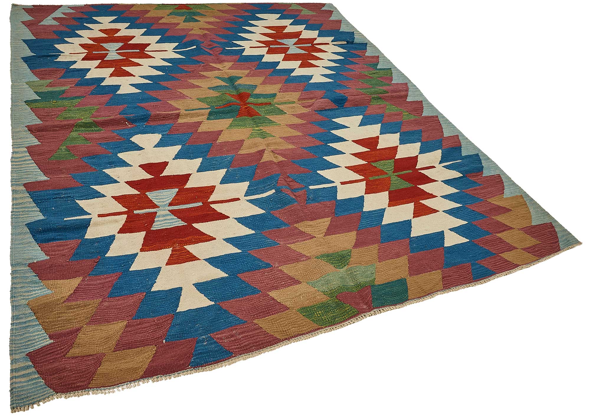 6x8 Handwoven Turkish Kilim Rug - 50563