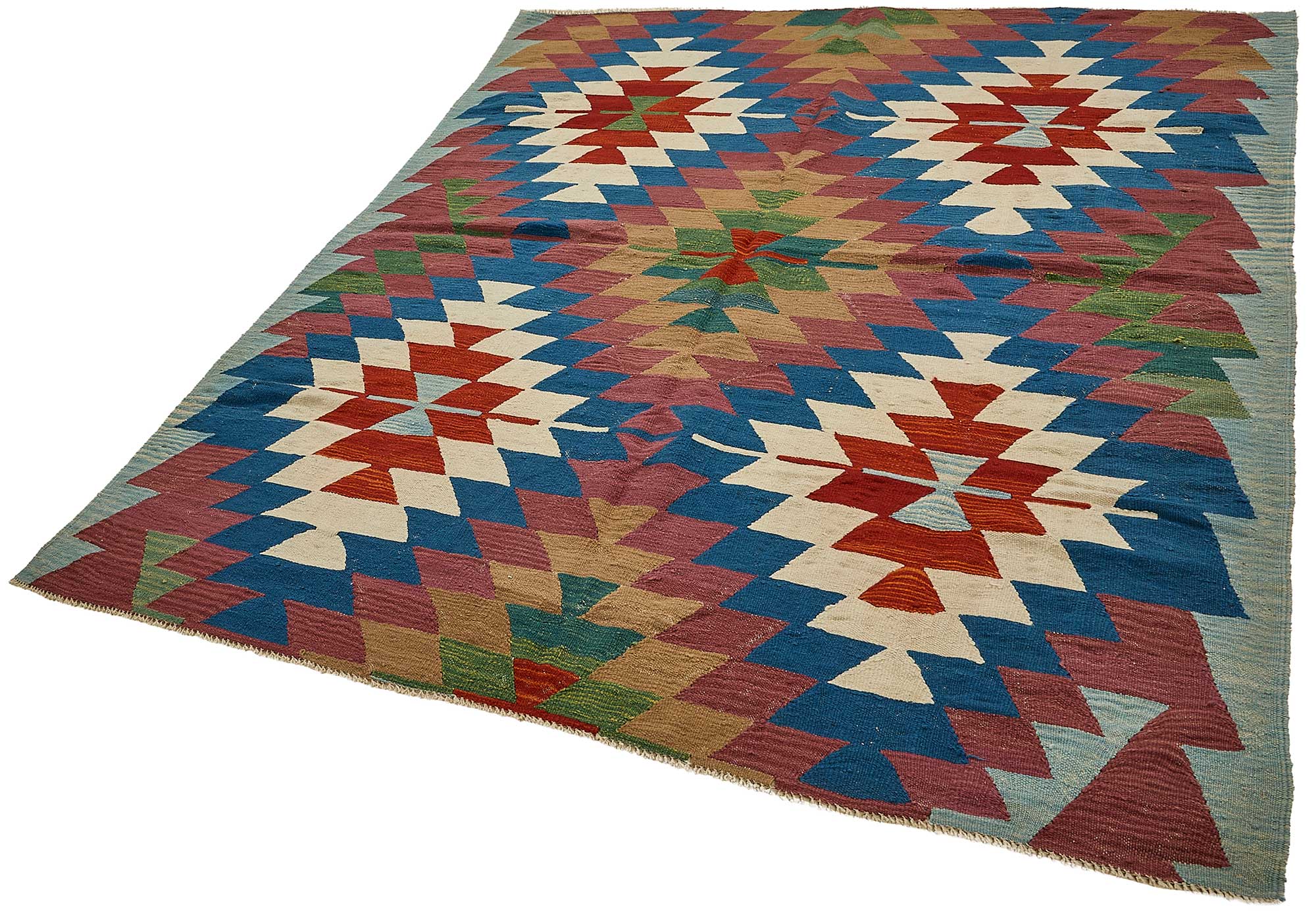 6x8 Handwoven Turkish Kilim Rug - 50563