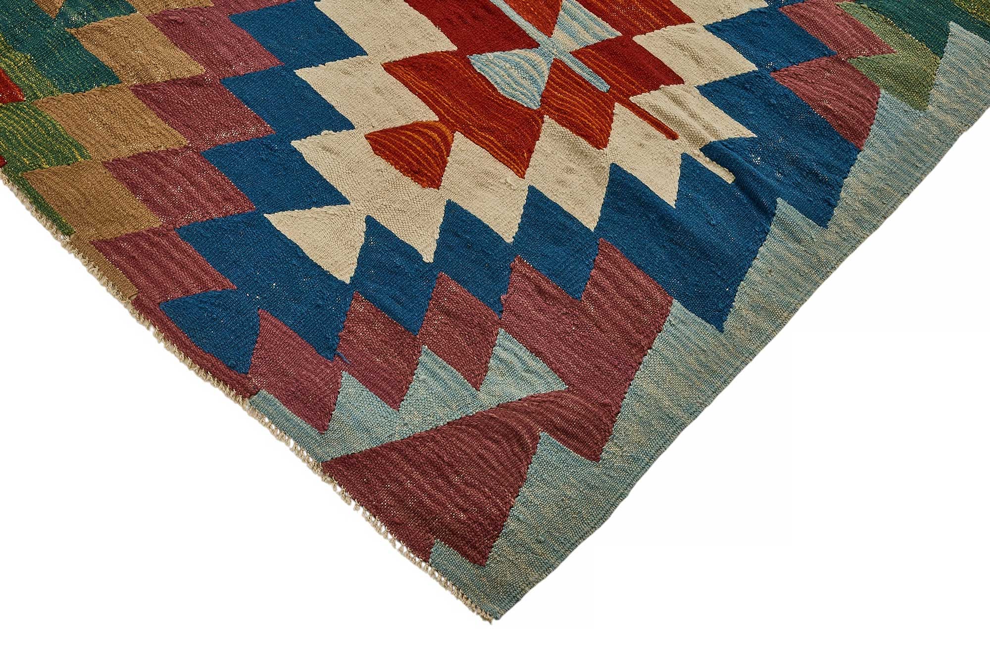 6x8 Handwoven Turkish Kilim Rug - 50563