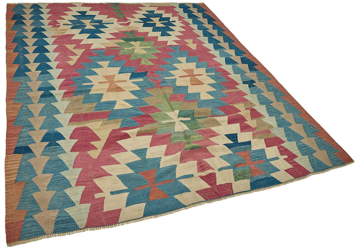 6x8 Multicolor Oriental Kilim Rug - 50564