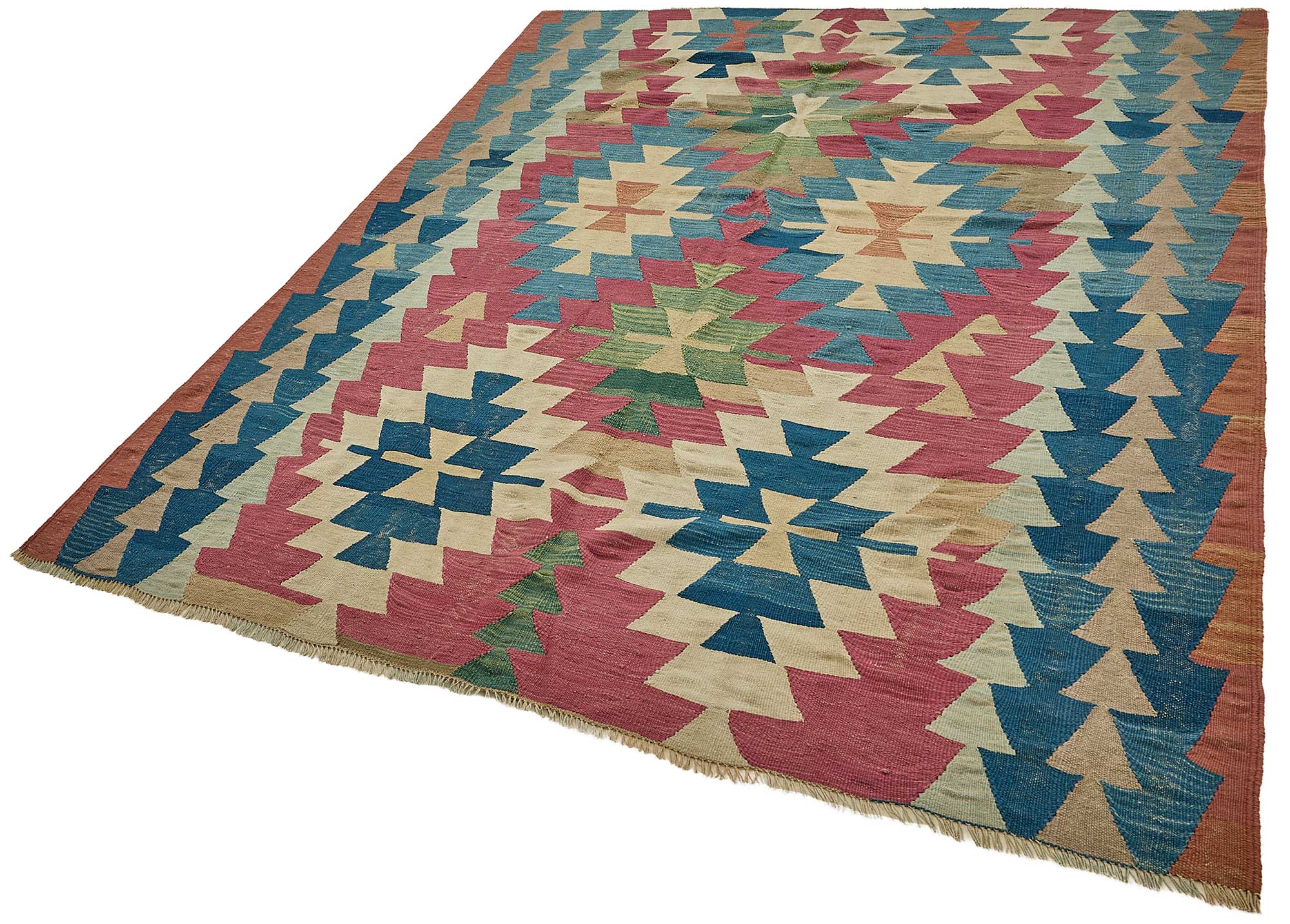 6x8 Multicolor Oriental Kilim Rug - 50564