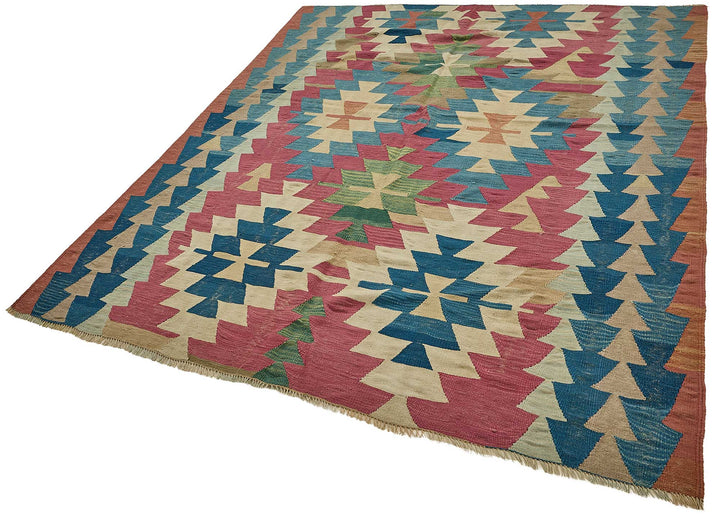 6x8 Multicolor Oriental Kilim Rug - 50564