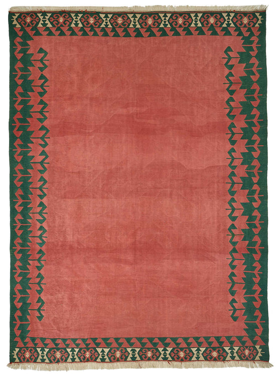 8x11 Handwoven Turkish Kilim Rug - 50565