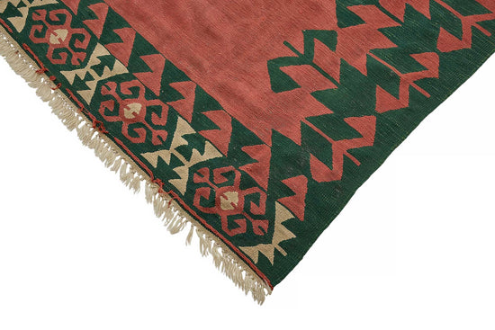 8x11 Handwoven Turkish Kilim Rug - 50565
