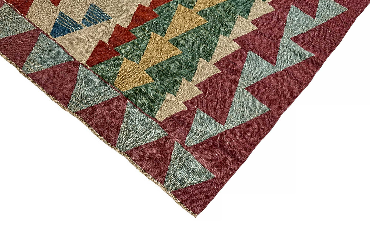 7x11 Handwoven Turkish Kilim Rug - 50566