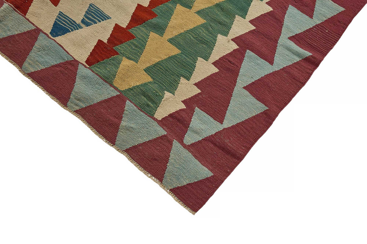7x11 Handwoven Turkish Kilim Rug - 50566