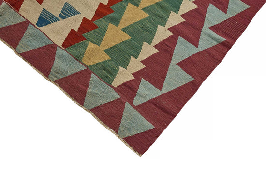 7x11 Handwoven Turkish Kilim Rug - 50566