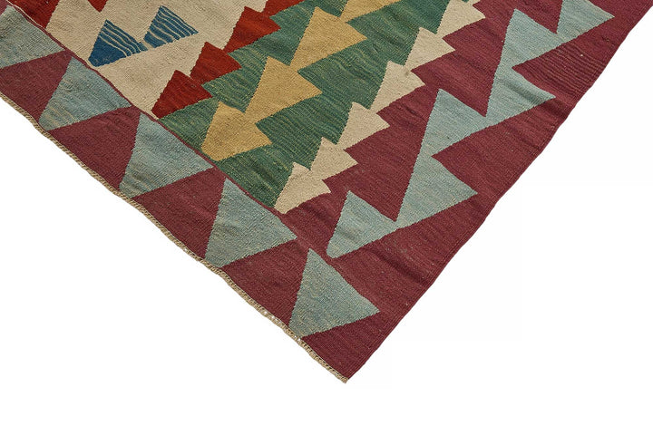7x11 Handwoven Turkish Kilim Rug - 50566
