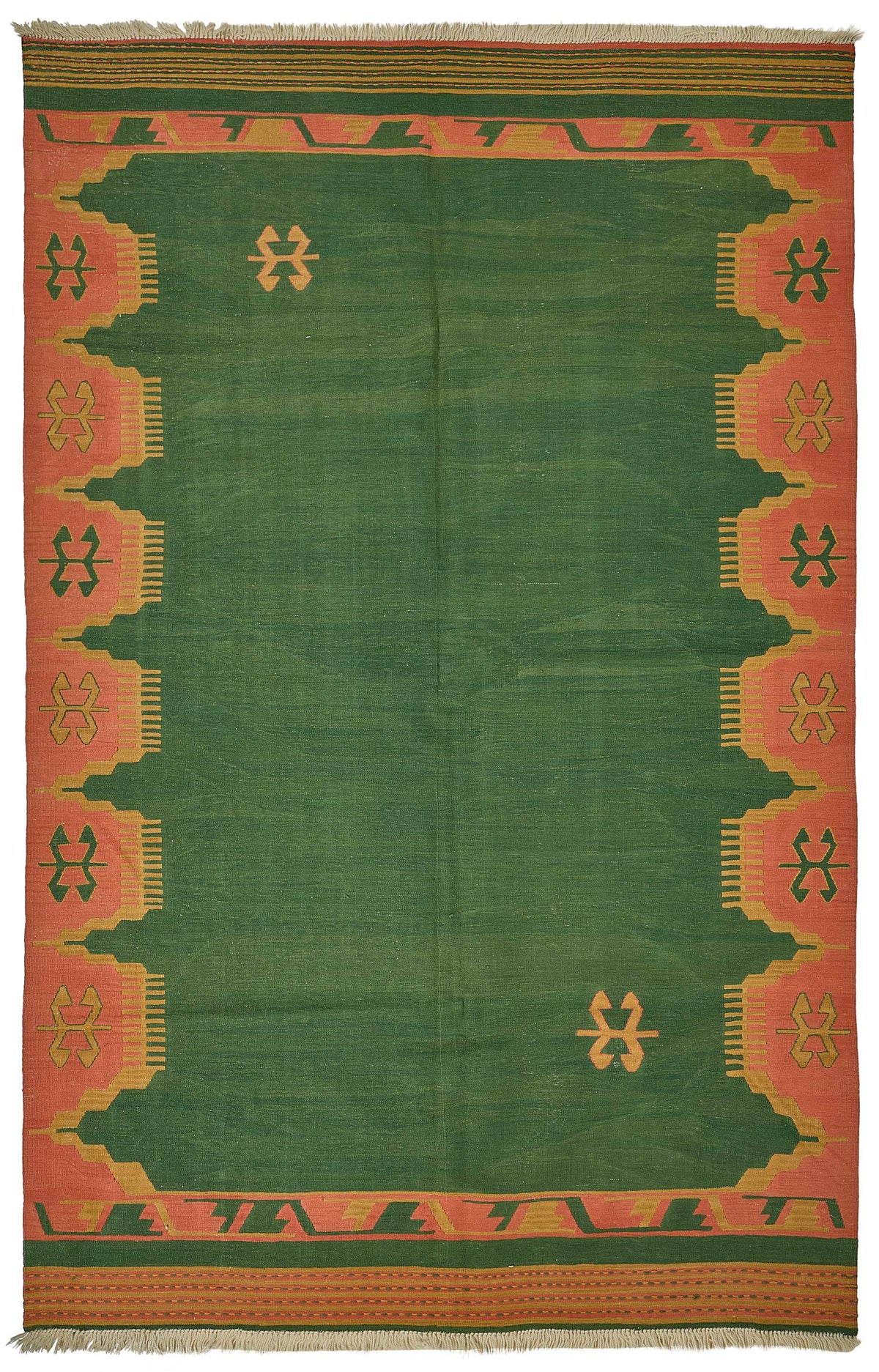 6x9 Handwoven Turkish Kilim Rug - 50567