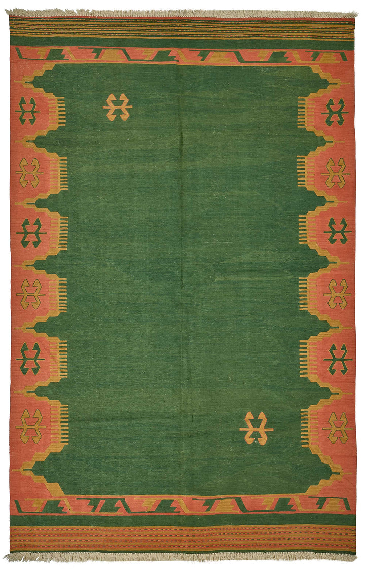 6x9 Handwoven Turkish Kilim Rug - 50567