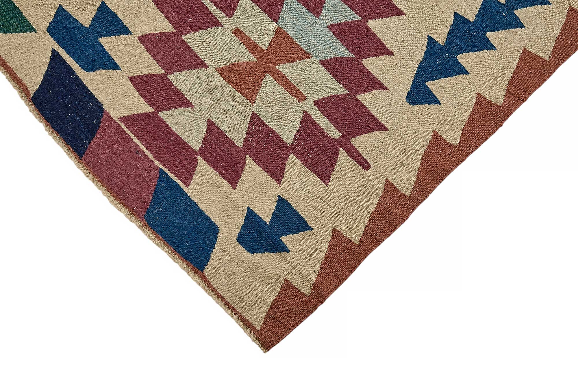6x9 Handwoven Turkish Kilim Rug - 50568