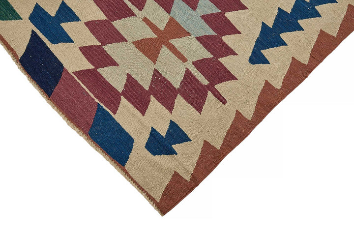 6x9 Handwoven Turkish Kilim Rug - 50568