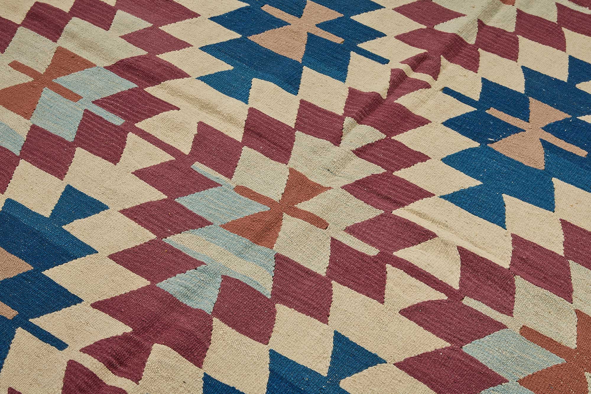 6x9 Handwoven Turkish Kilim Rug - 50568