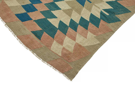 7x9 Handwoven Turkish Kilim Rug - 50569