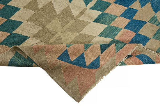 7x9 Handwoven Turkish Kilim Rug - 50569