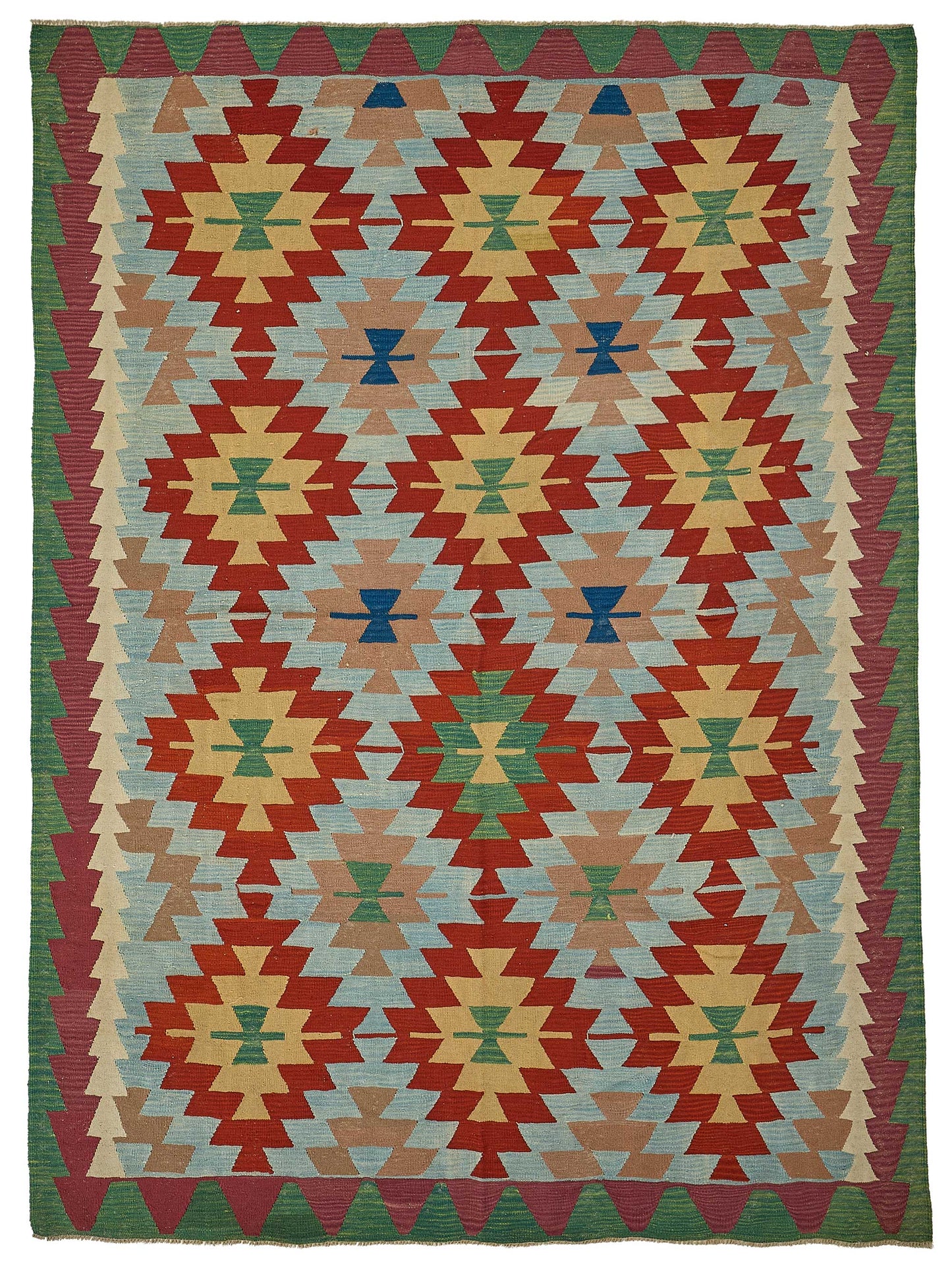 6x9 Handwoven Turkish Kilim Rug - 50570