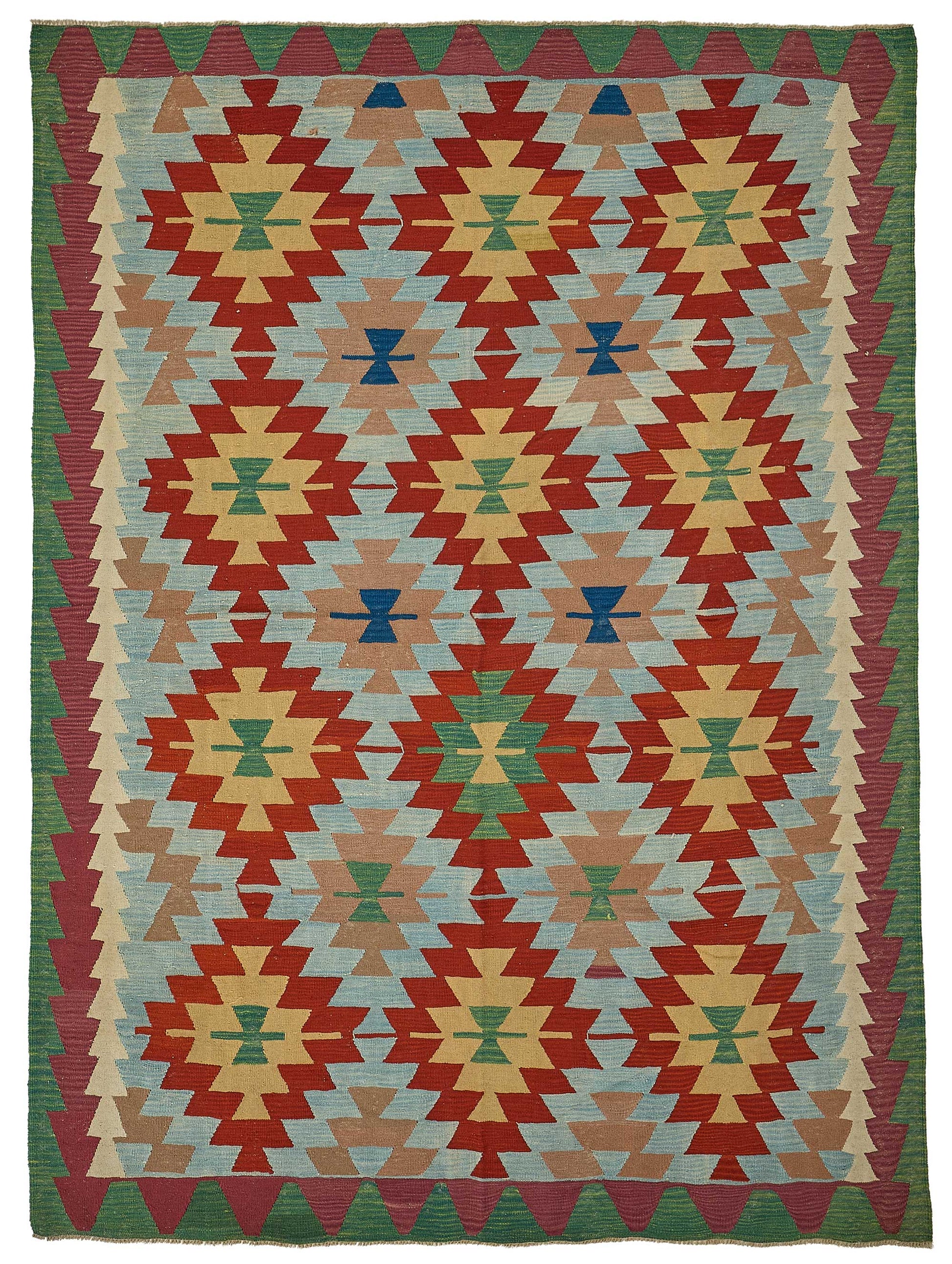 6x9 Handwoven Turkish Kilim Rug - 50570