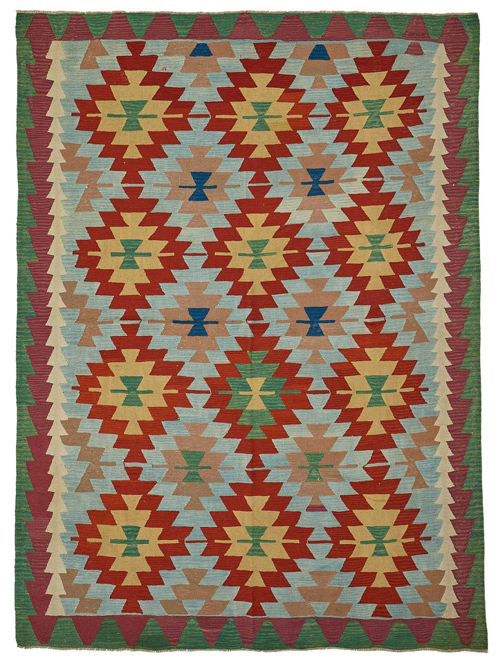 6x9 Handwoven Turkish Kilim Rug - 50570