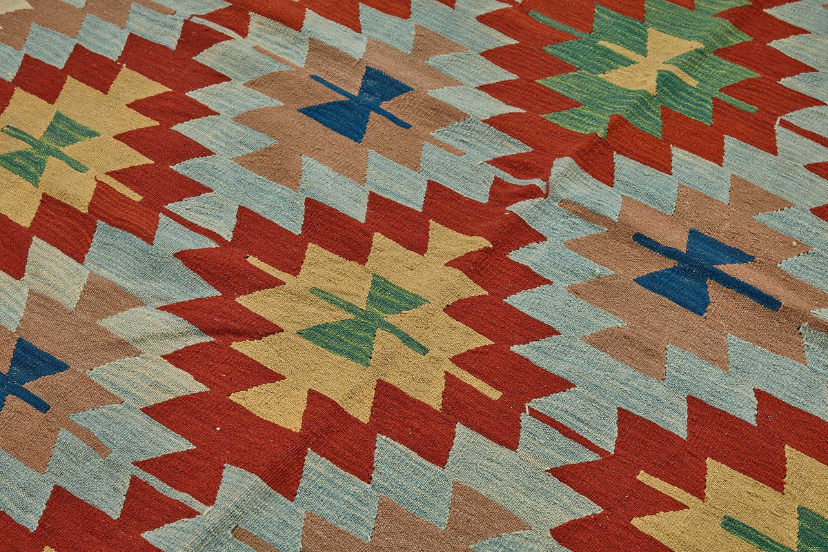 6x9 Handwoven Turkish Kilim Rug - 50570