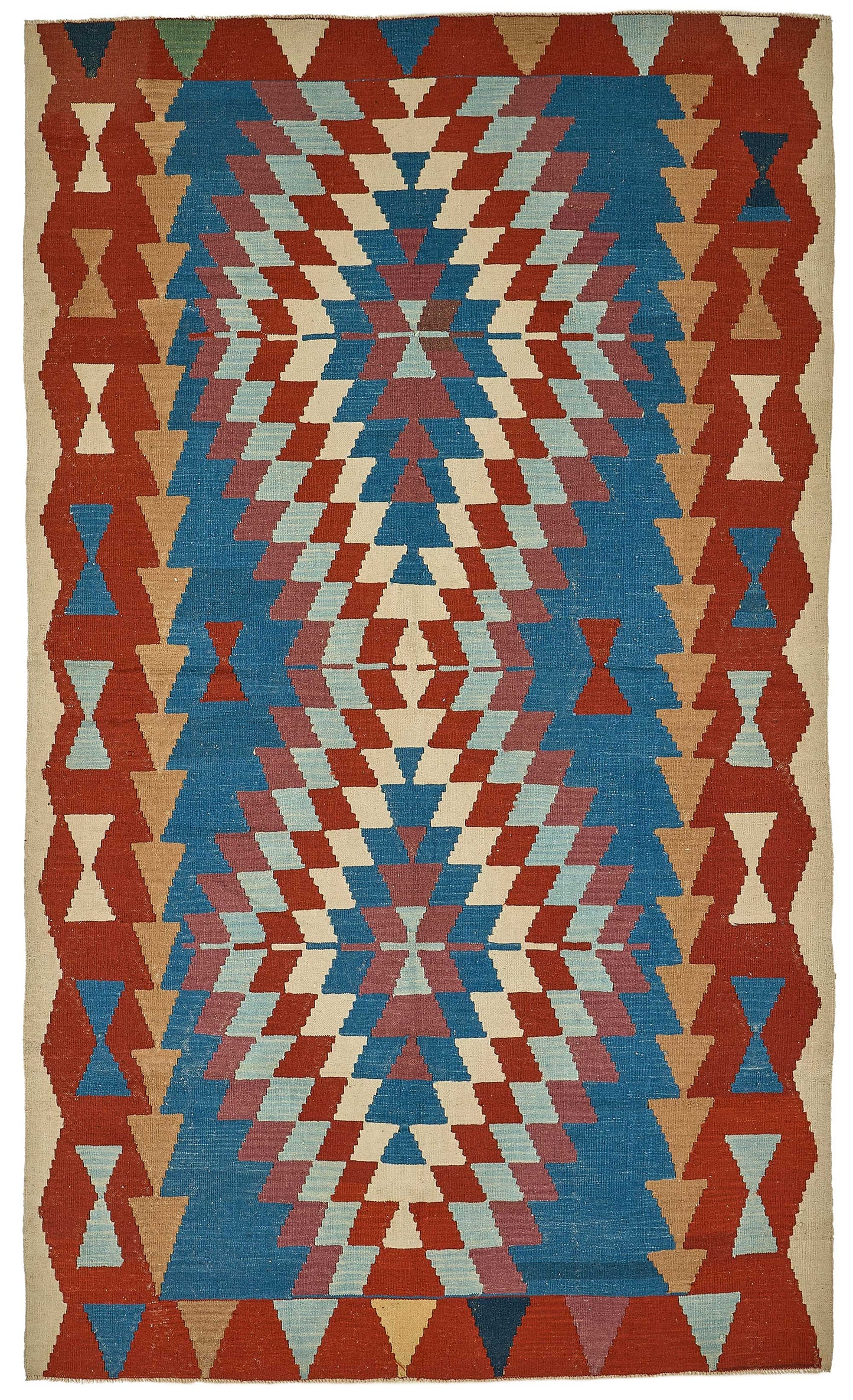 6x11 Handwoven Turkish Kilim Rug - 50571