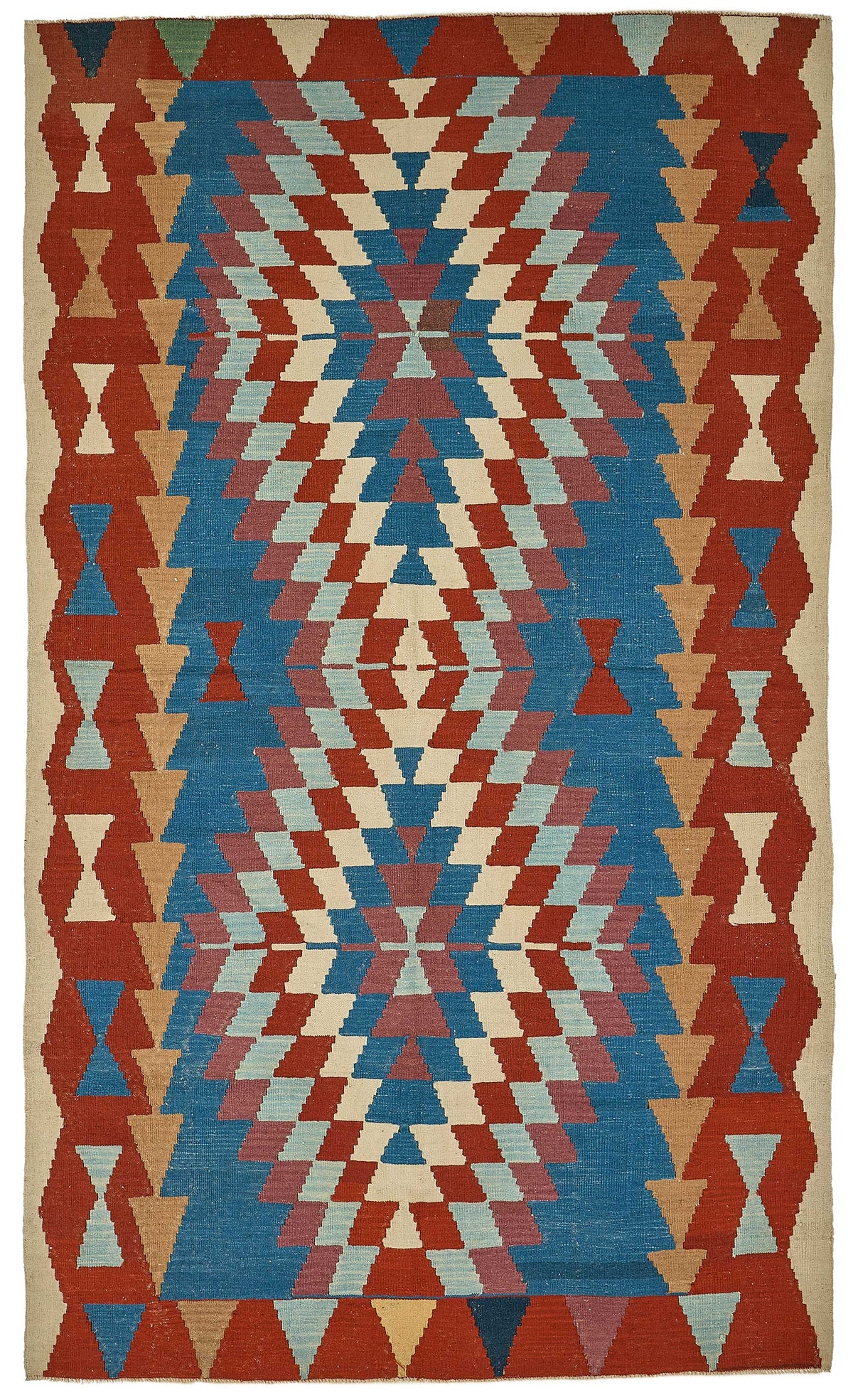 6x11 Handwoven Turkish Kilim Rug - 50571