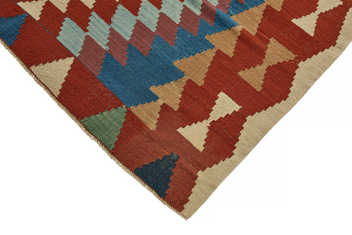 6x11 Handwoven Turkish Kilim Rug - 50571