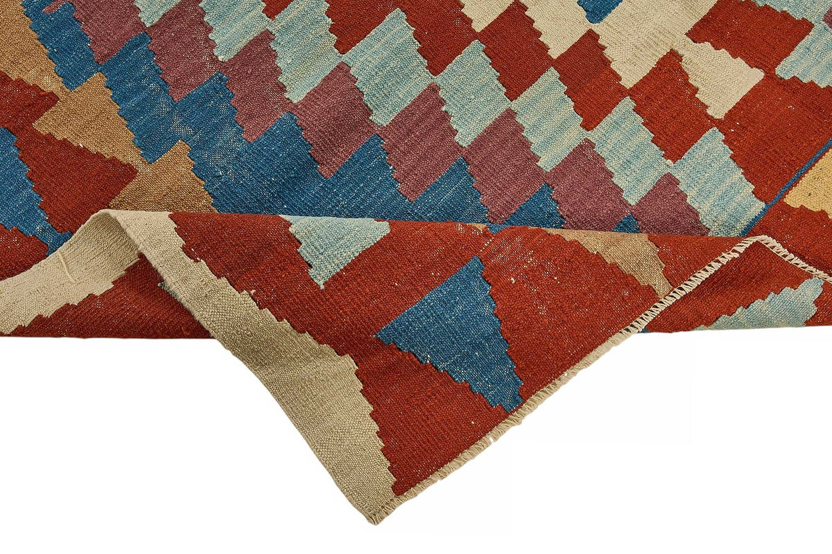 6x11 Handwoven Turkish Kilim Rug - 50571