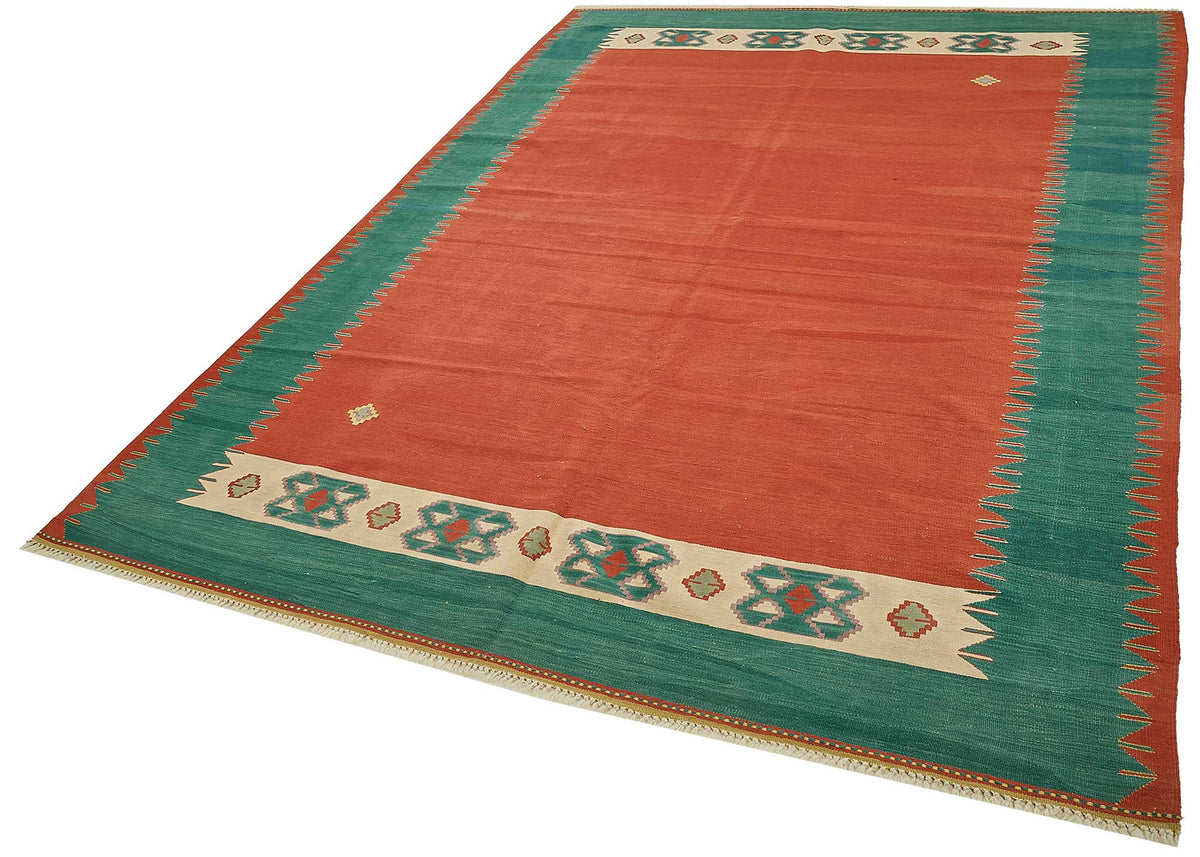 6x9 Handwoven Turkish Kilim Rug - 50572