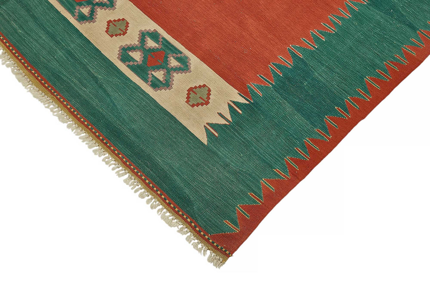 6x9 Handwoven Turkish Kilim Rug - 50572