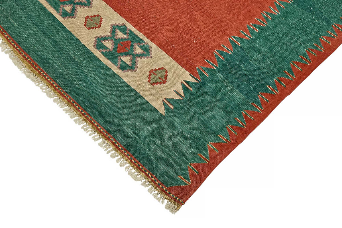 6x9 Handwoven Turkish Kilim Rug - 50572