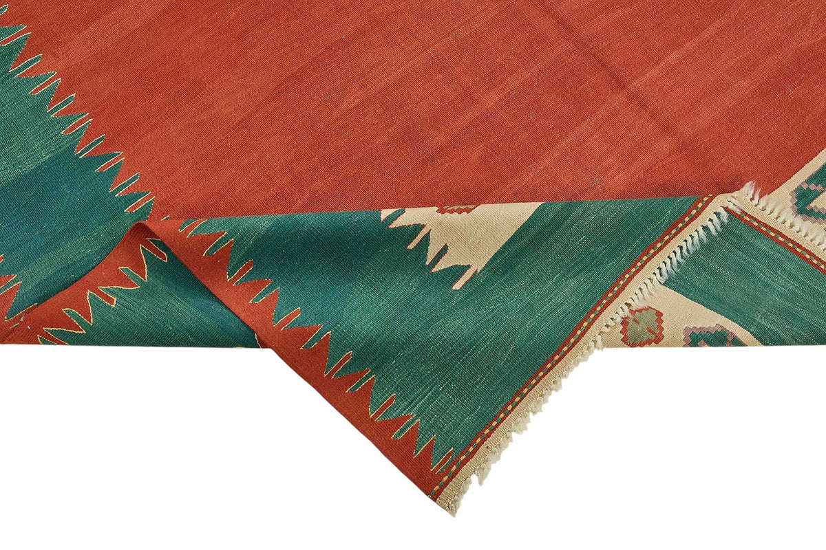 6x9 Handwoven Turkish Kilim Rug - 50572