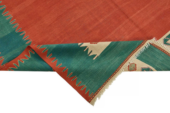 6x9 Handwoven Turkish Kilim Rug - 50572