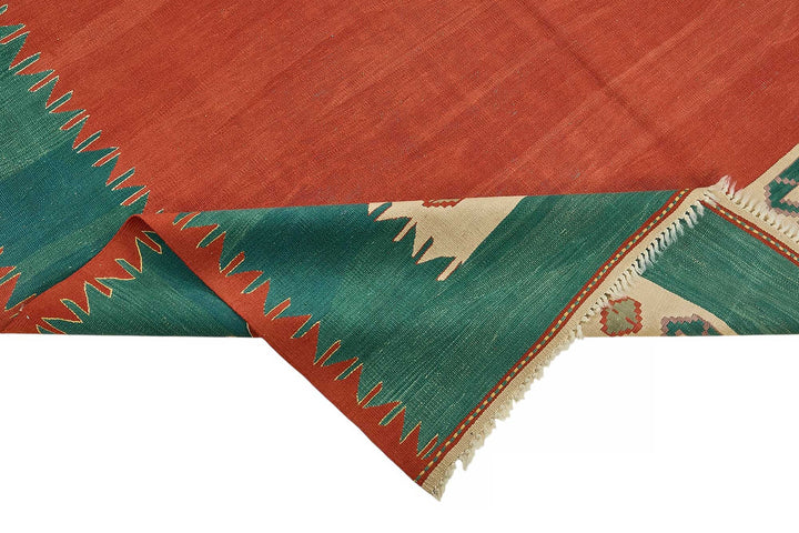 6x9 Handwoven Turkish Kilim Rug - 50572