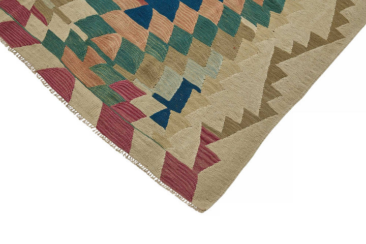 7x10 Handwoven Turkish Kilim Rug - 50573