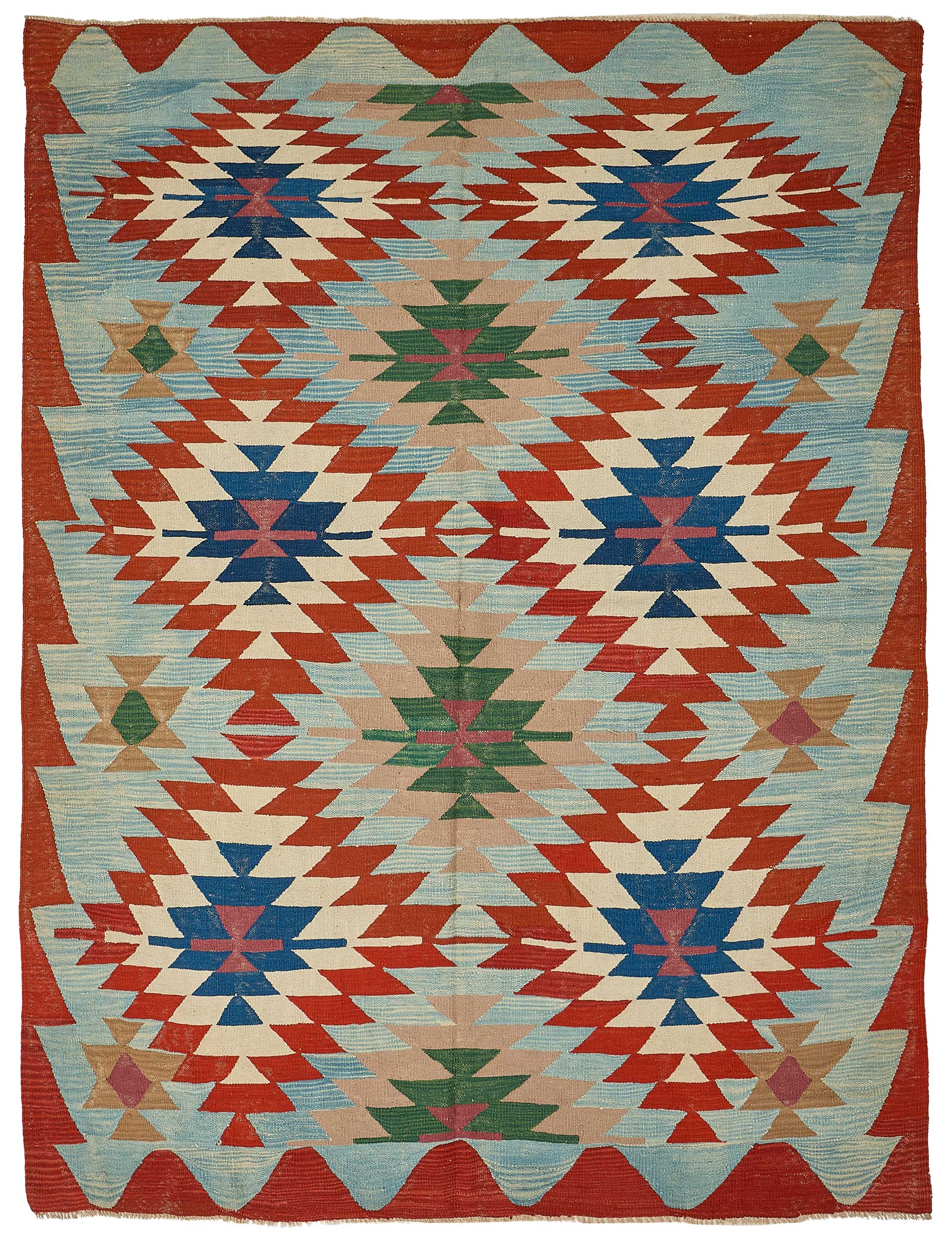 6x8 Handwoven Turkish Kilim Rug - 50574