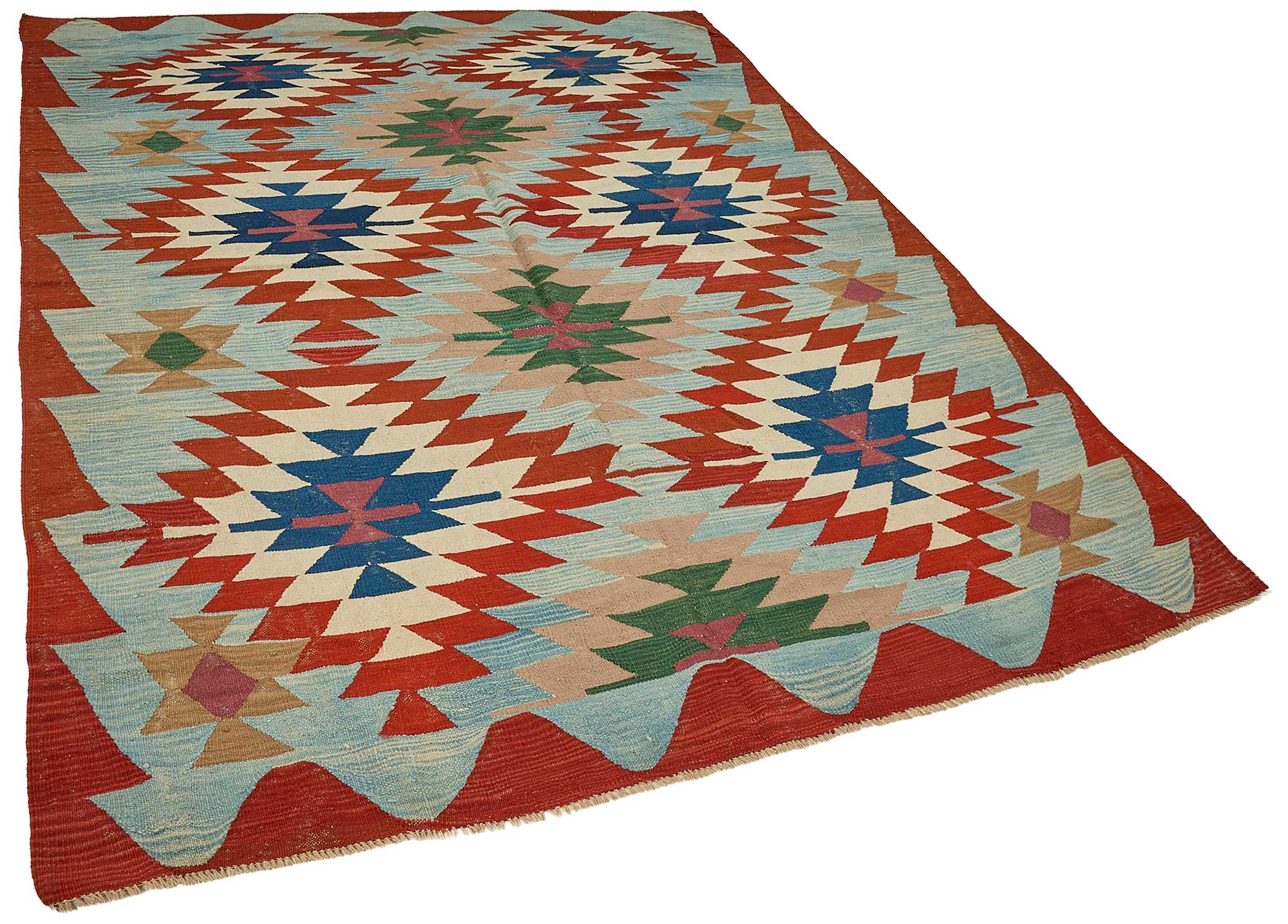 6x8 Handwoven Turkish Kilim Rug - 50574
