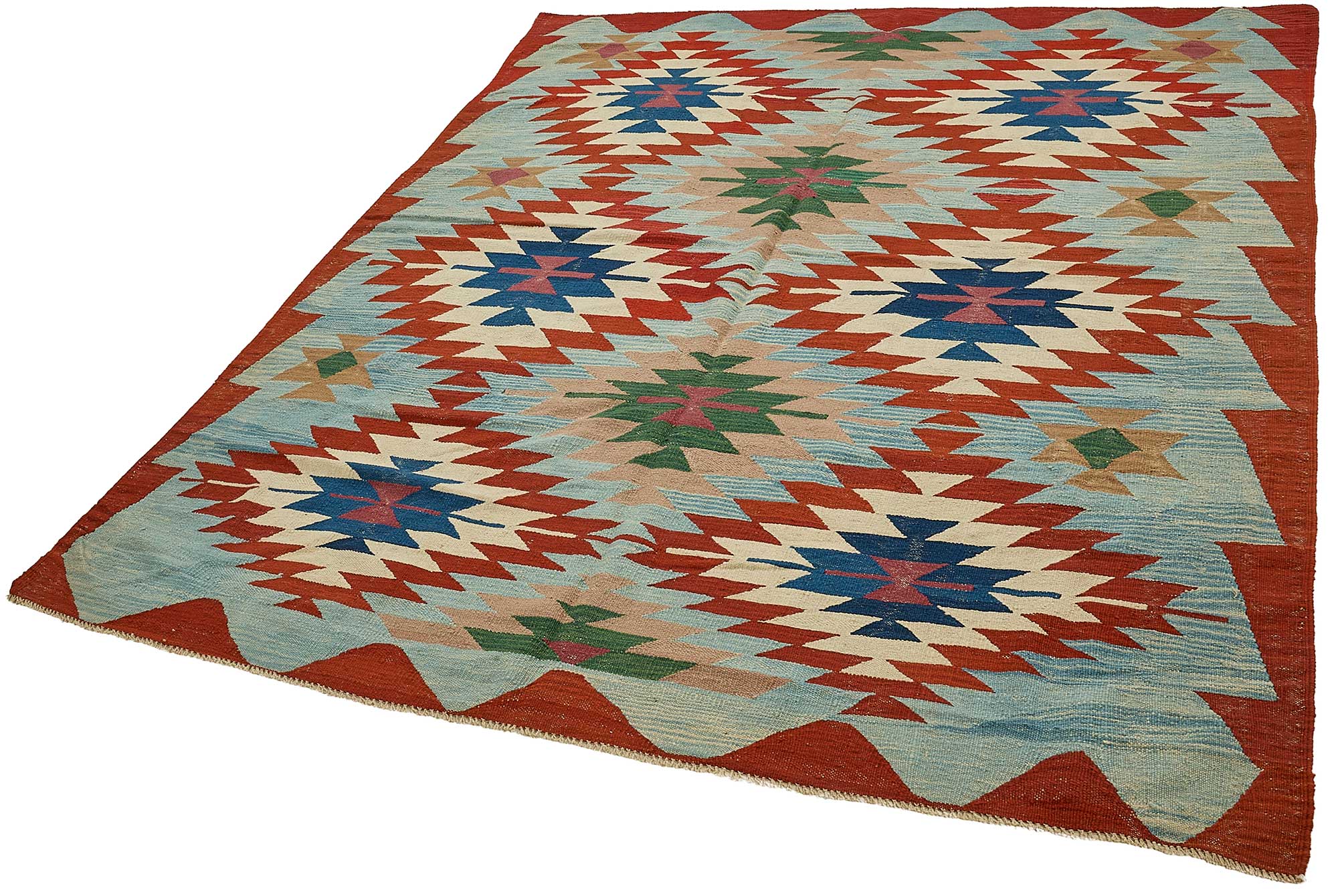 6x8 Handwoven Turkish Kilim Rug - 50574