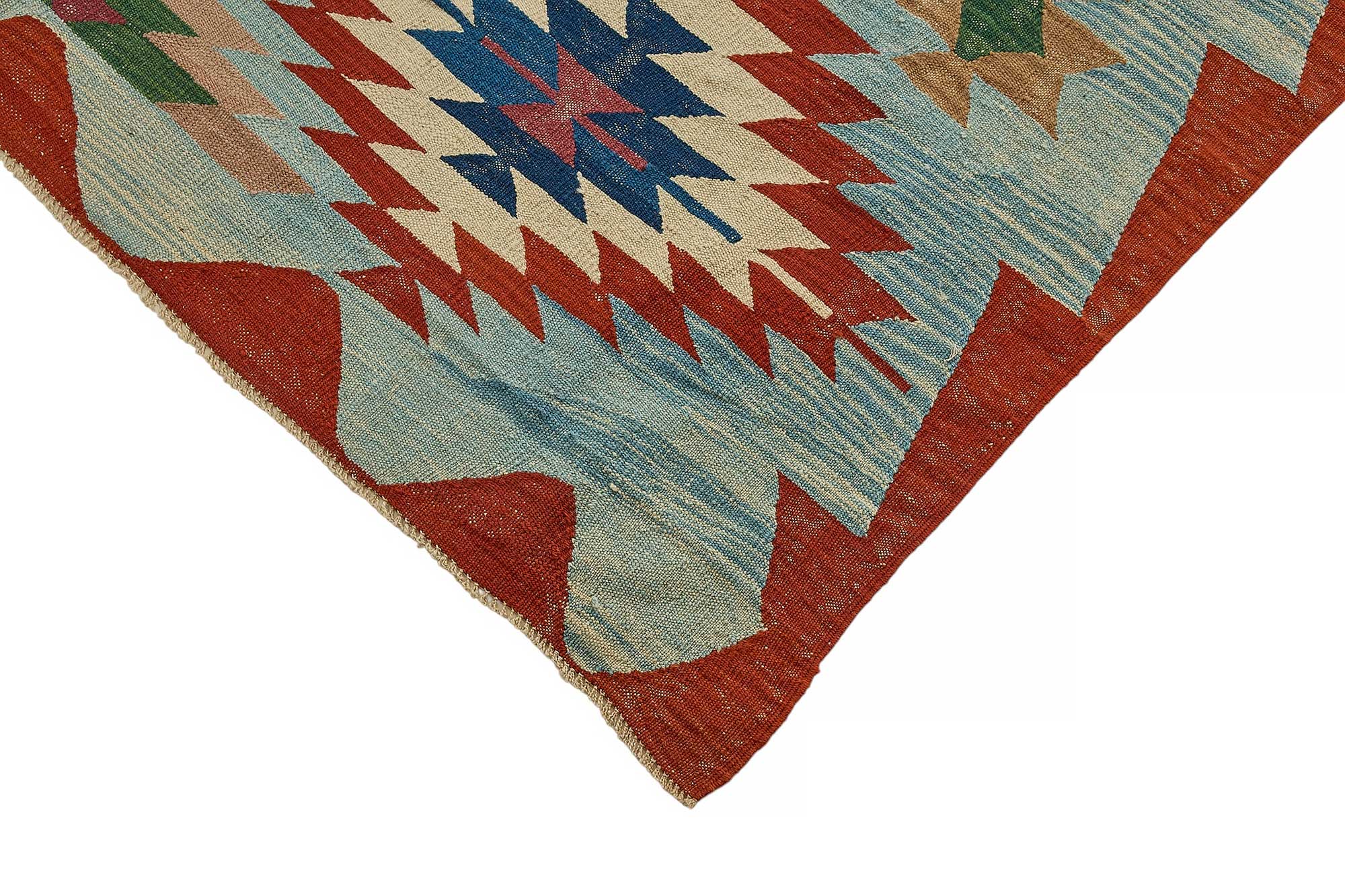 6x8 Handwoven Turkish Kilim Rug - 50574