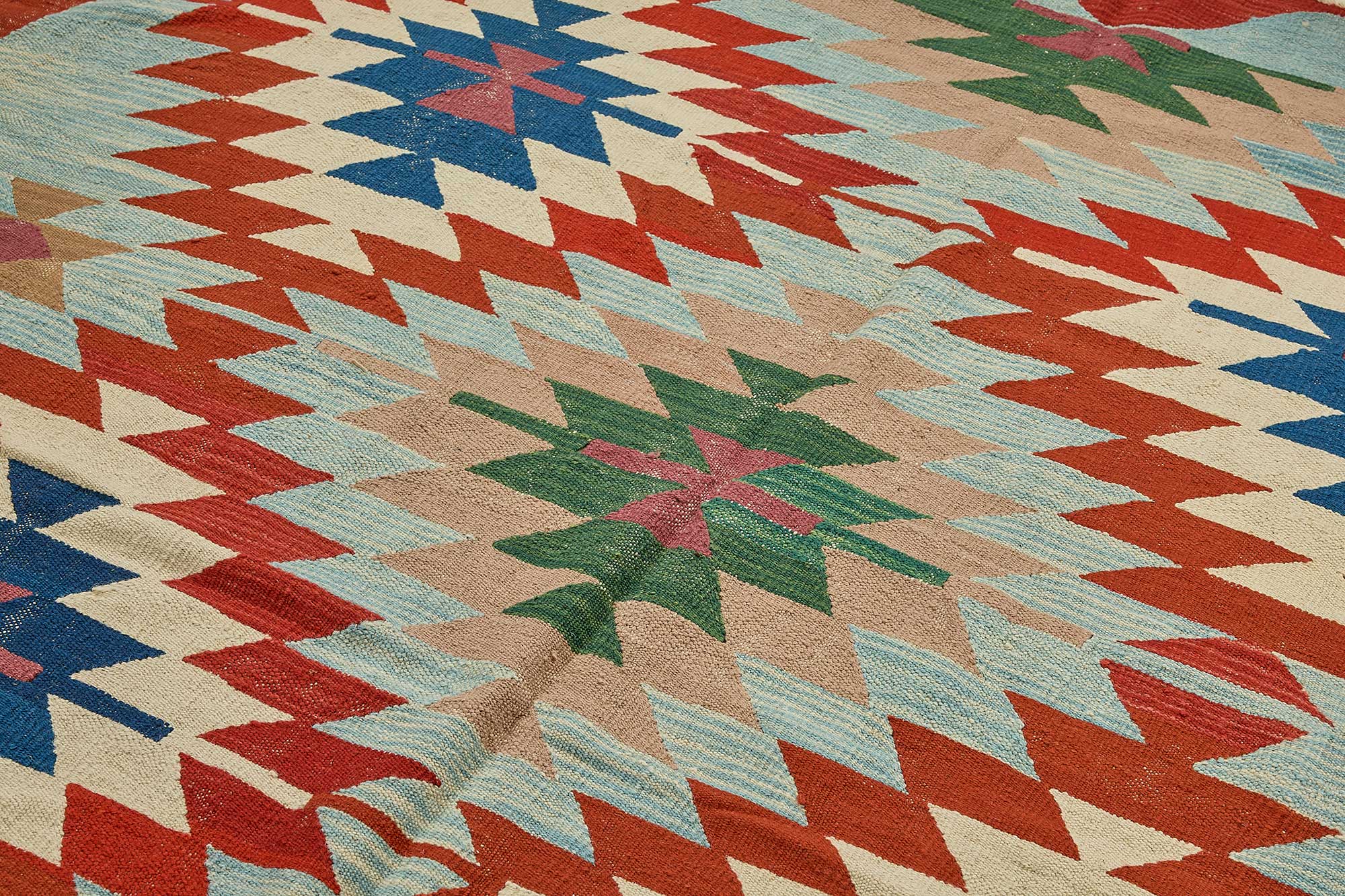 6x8 Handwoven Turkish Kilim Rug - 50574