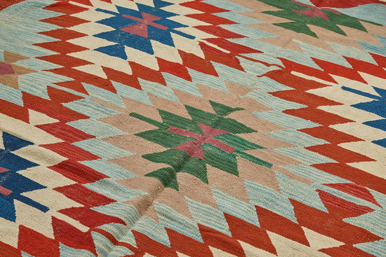 6x8 Handwoven Turkish Kilim Rug - 50574