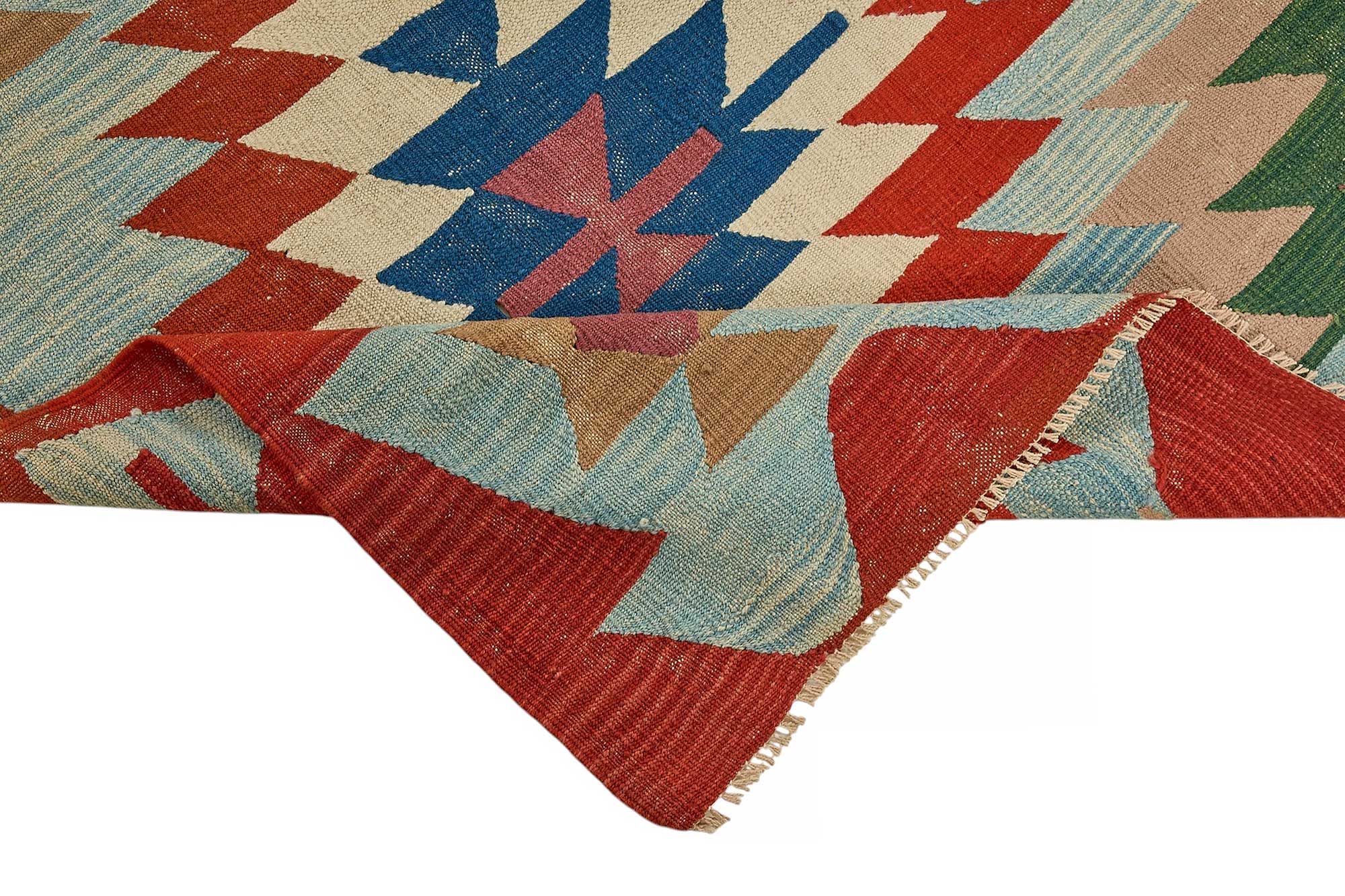 6x8 Handwoven Turkish Kilim Rug - 50574