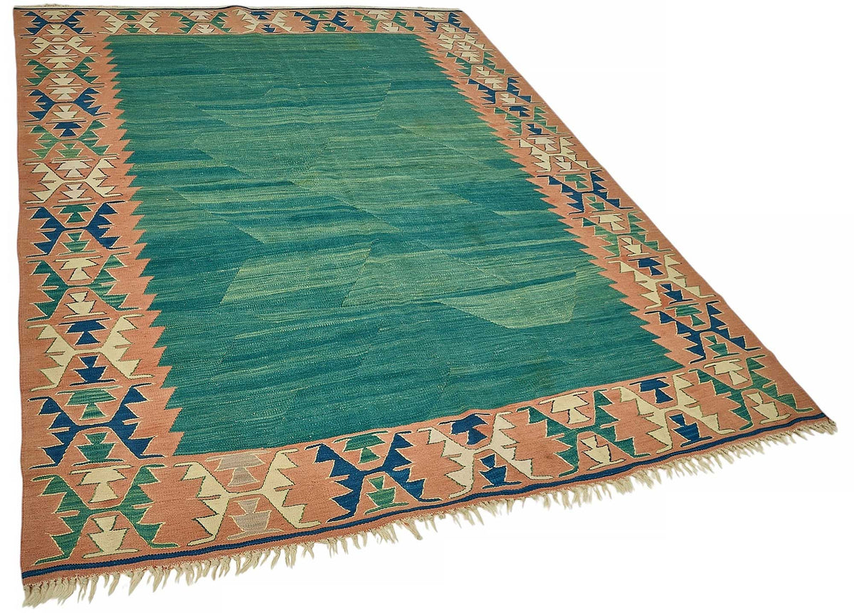 6x8 Handwoven Turkish Kilim Rug - 50575