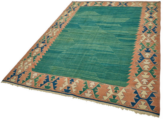 6x8 Handwoven Turkish Kilim Rug - 50575