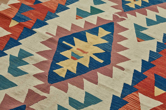 6x9 Handwoven Turkish Kilim Rug - 50576