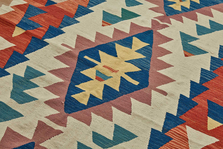 6x9 Handwoven Turkish Kilim Rug - 50576