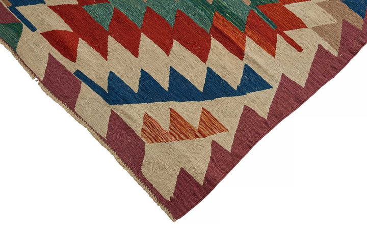 7x9 Handwoven Turkish Kilim Rug - 50577