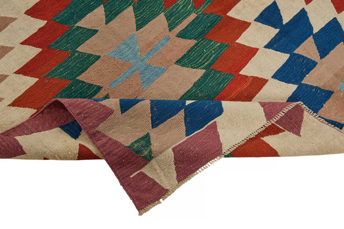 7x9 Handwoven Turkish Kilim Rug - 50577