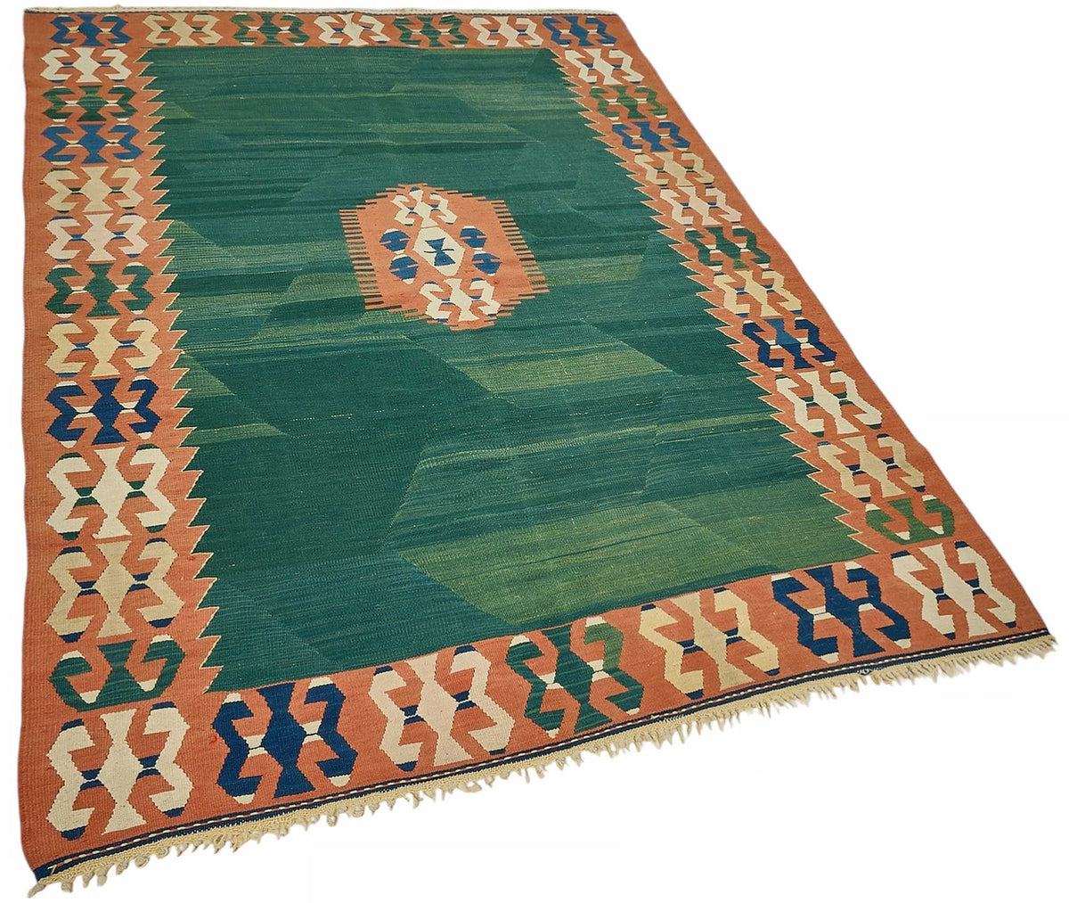 5x7 Handwoven Turkish Kilim Rug - 50578