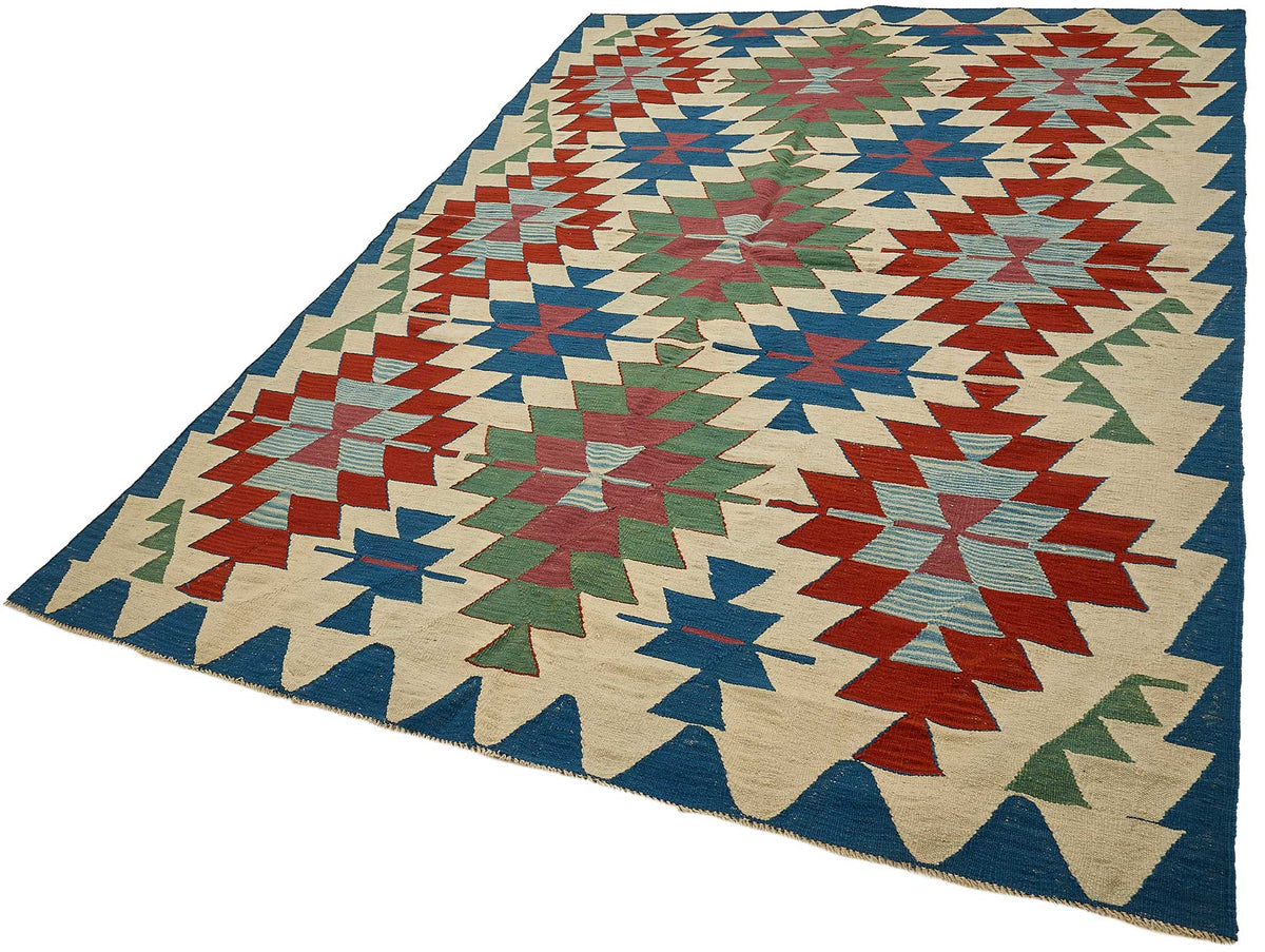 6x8 Handwoven Turkish Kilim Rug - 50579