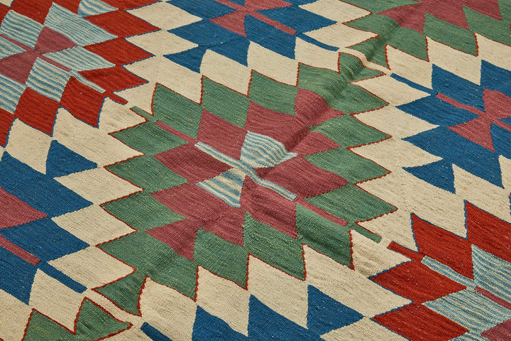 6x8 Handwoven Turkish Kilim Rug - 50579